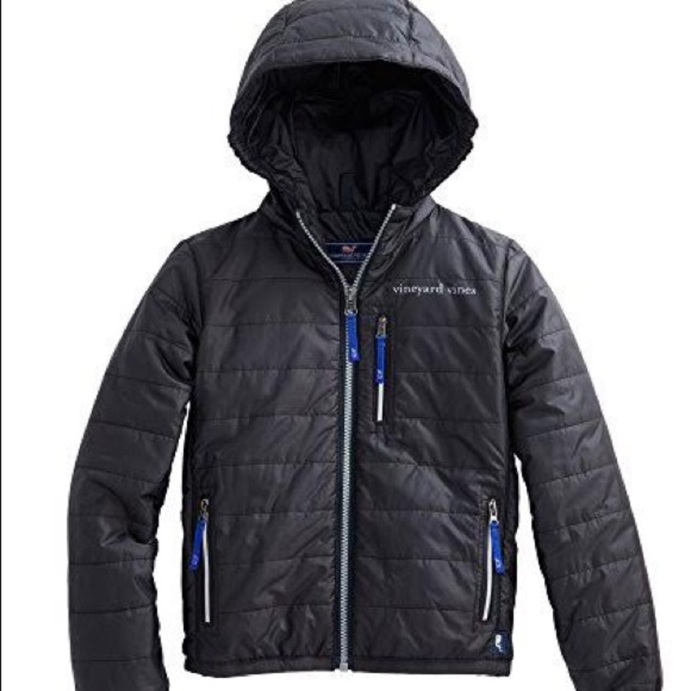 Black Vineyard Vines Puffer
